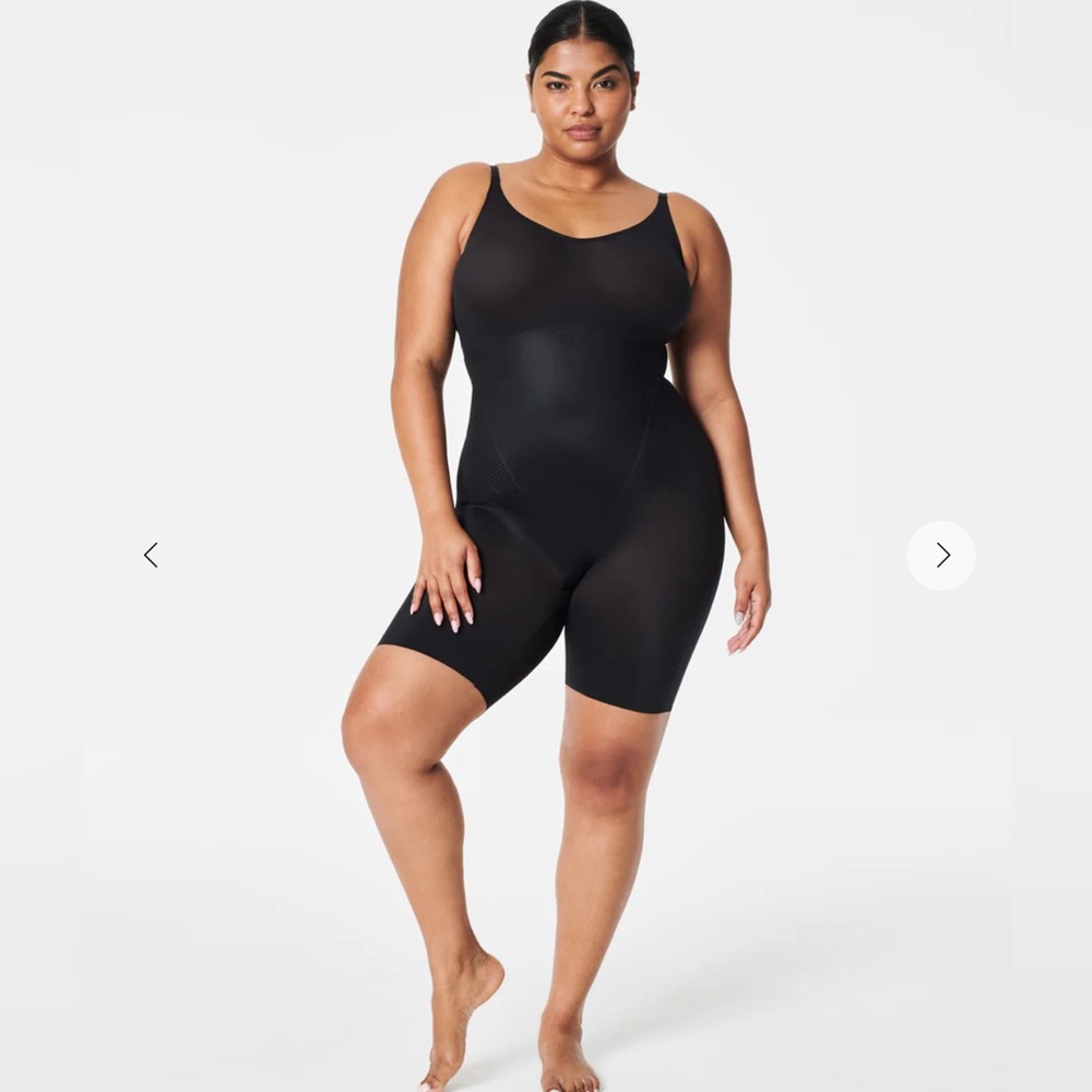 NWT Spanx mid-thigh bodysuit